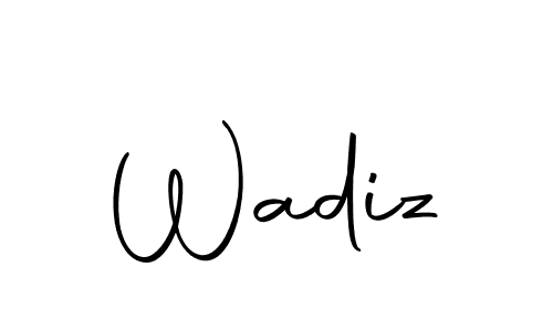 The best way (Autography-DOLnW) to make a short signature is to pick only two or three words in your name. The name Wadiz include a total of six letters. For converting this name. Wadiz signature style 10 images and pictures png