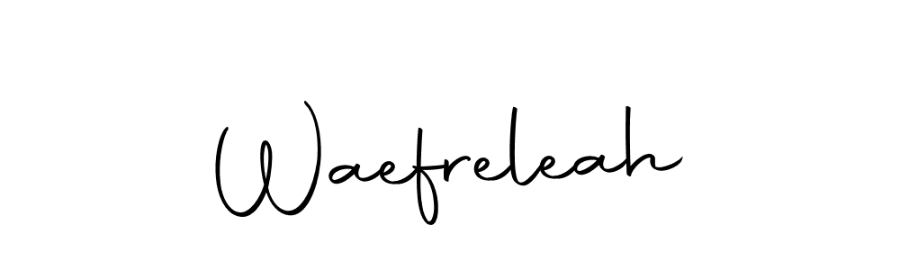 Make a beautiful signature design for name Waefreleah. With this signature (Autography-DOLnW) style, you can create a handwritten signature for free. Waefreleah signature style 10 images and pictures png