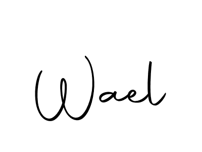 Design your own signature with our free online signature maker. With this signature software, you can create a handwritten (Autography-DOLnW) signature for name Wael. Wael signature style 10 images and pictures png