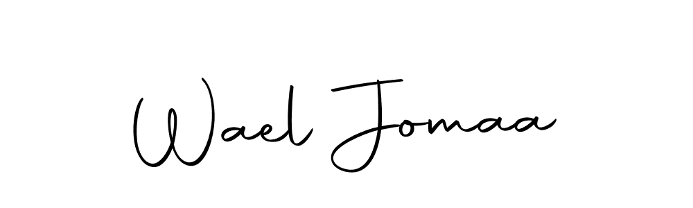 Make a beautiful signature design for name Wael Jomaa. Use this online signature maker to create a handwritten signature for free. Wael Jomaa signature style 10 images and pictures png