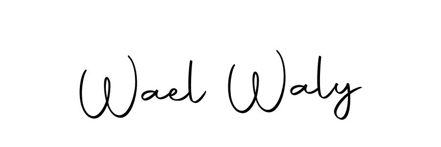 Make a short Wael Waly signature style. Manage your documents anywhere anytime using Autography-DOLnW. Create and add eSignatures, submit forms, share and send files easily. Wael Waly signature style 10 images and pictures png