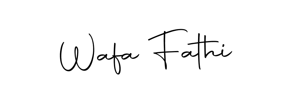 Here are the top 10 professional signature styles for the name Wafa Fathi. These are the best autograph styles you can use for your name. Wafa Fathi signature style 10 images and pictures png