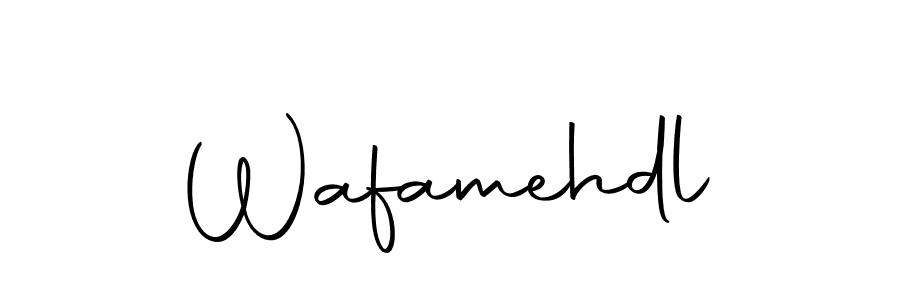 How to make Wafamehdl signature? Autography-DOLnW is a professional autograph style. Create handwritten signature for Wafamehdl name. Wafamehdl signature style 10 images and pictures png