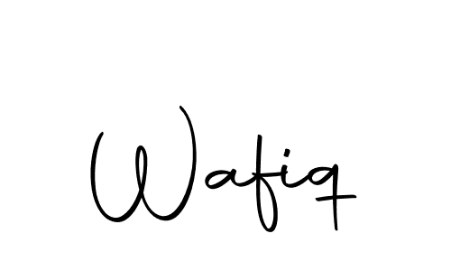 Wafiq stylish signature style. Best Handwritten Sign (Autography-DOLnW) for my name. Handwritten Signature Collection Ideas for my name Wafiq. Wafiq signature style 10 images and pictures png