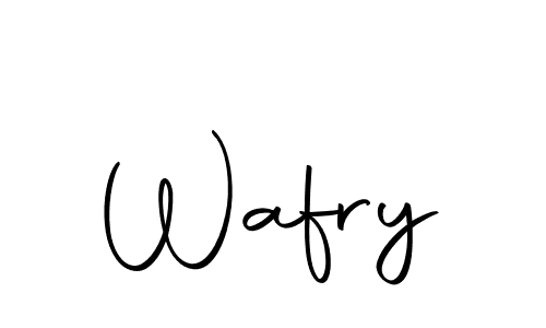 How to make Wafry signature? Autography-DOLnW is a professional autograph style. Create handwritten signature for Wafry name. Wafry signature style 10 images and pictures png