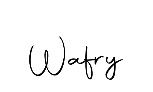 It looks lik you need a new signature style for name Wafry. Design unique handwritten (Autography-DOLnW) signature with our free signature maker in just a few clicks. Wafry signature style 10 images and pictures png