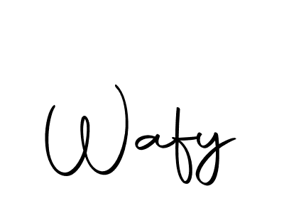 Make a beautiful signature design for name Wafy. Use this online signature maker to create a handwritten signature for free. Wafy signature style 10 images and pictures png