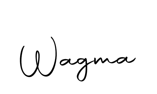 Use a signature maker to create a handwritten signature online. With this signature software, you can design (Autography-DOLnW) your own signature for name Wagma. Wagma signature style 10 images and pictures png