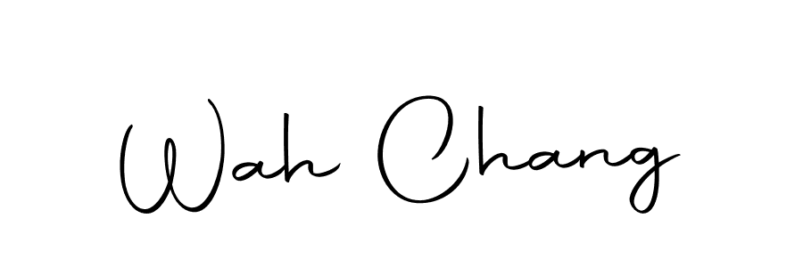 Make a beautiful signature design for name Wah Chang. With this signature (Autography-DOLnW) style, you can create a handwritten signature for free. Wah Chang signature style 10 images and pictures png