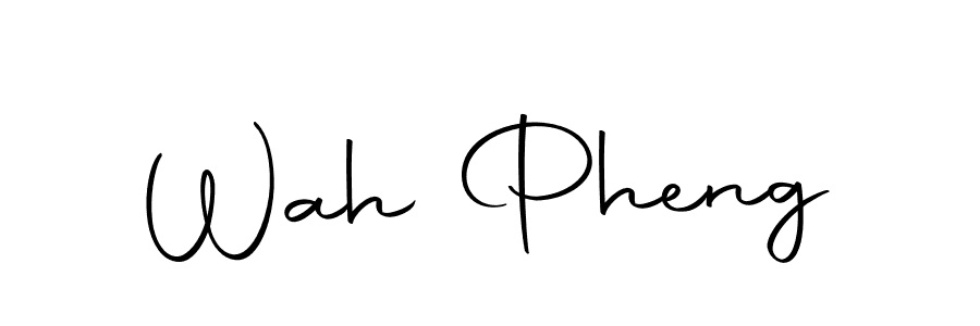 You can use this online signature creator to create a handwritten signature for the name Wah Pheng. This is the best online autograph maker. Wah Pheng signature style 10 images and pictures png