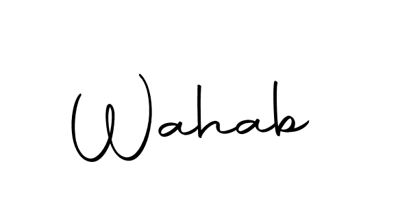 Also we have Wahab  name is the best signature style. Create professional handwritten signature collection using Autography-DOLnW autograph style. Wahab  signature style 10 images and pictures png