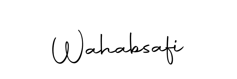 Make a beautiful signature design for name Wahabsafi. Use this online signature maker to create a handwritten signature for free. Wahabsafi signature style 10 images and pictures png