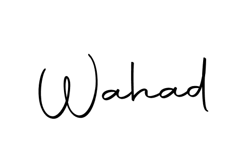 Wahad stylish signature style. Best Handwritten Sign (Autography-DOLnW) for my name. Handwritten Signature Collection Ideas for my name Wahad. Wahad signature style 10 images and pictures png