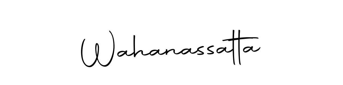 Wahanassatta stylish signature style. Best Handwritten Sign (Autography-DOLnW) for my name. Handwritten Signature Collection Ideas for my name Wahanassatta. Wahanassatta signature style 10 images and pictures png