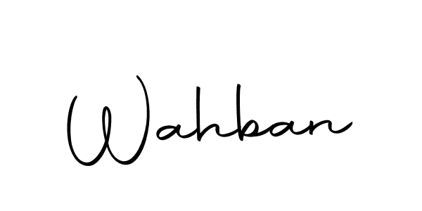 How to make Wahban signature? Autography-DOLnW is a professional autograph style. Create handwritten signature for Wahban name. Wahban signature style 10 images and pictures png