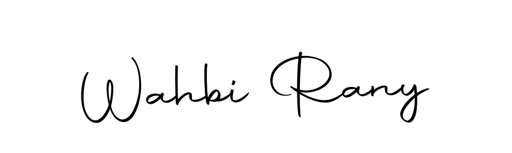 How to make Wahbi Rany signature? Autography-DOLnW is a professional autograph style. Create handwritten signature for Wahbi Rany name. Wahbi Rany signature style 10 images and pictures png