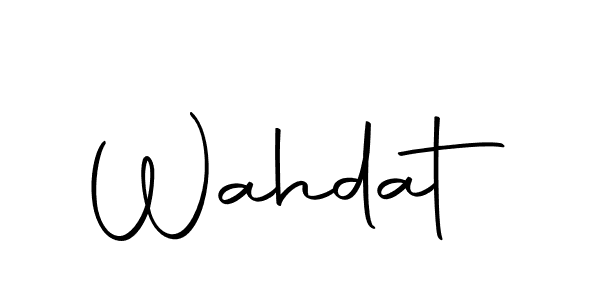 How to Draw Wahdat signature style? Autography-DOLnW is a latest design signature styles for name Wahdat. Wahdat signature style 10 images and pictures png