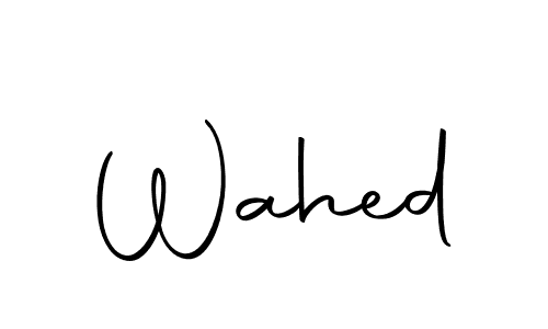 Make a beautiful signature design for name Wahed. Use this online signature maker to create a handwritten signature for free. Wahed signature style 10 images and pictures png