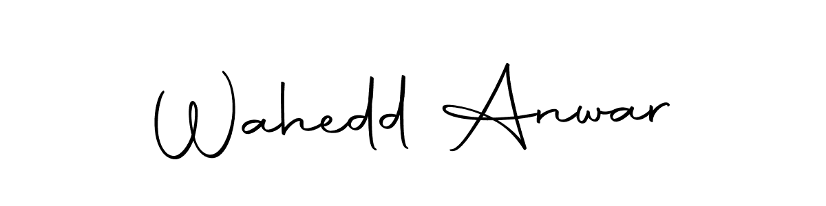 You should practise on your own different ways (Autography-DOLnW) to write your name (Wahedd Anwar) in signature. don't let someone else do it for you. Wahedd Anwar signature style 10 images and pictures png