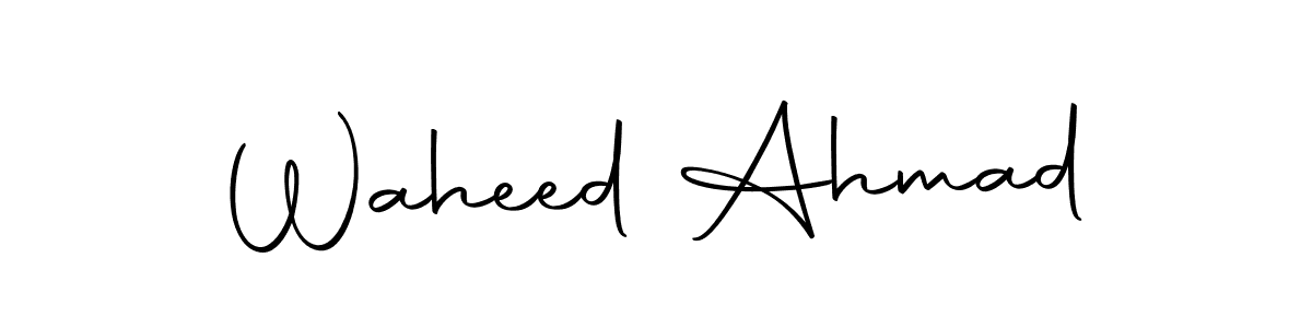 Also we have Waheed Ahmad name is the best signature style. Create professional handwritten signature collection using Autography-DOLnW autograph style. Waheed Ahmad signature style 10 images and pictures png