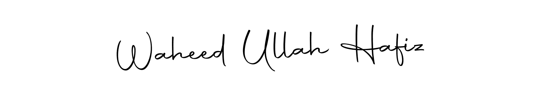 Make a beautiful signature design for name Waheed Ullah Hafiz. Use this online signature maker to create a handwritten signature for free. Waheed Ullah Hafiz signature style 10 images and pictures png