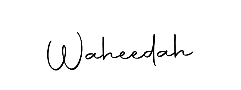 You should practise on your own different ways (Autography-DOLnW) to write your name (Waheedah) in signature. don't let someone else do it for you. Waheedah signature style 10 images and pictures png