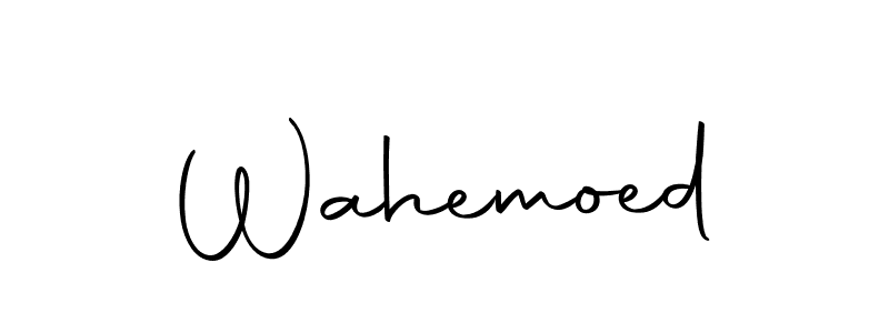 You should practise on your own different ways (Autography-DOLnW) to write your name (Wahemoed) in signature. don't let someone else do it for you. Wahemoed signature style 10 images and pictures png
