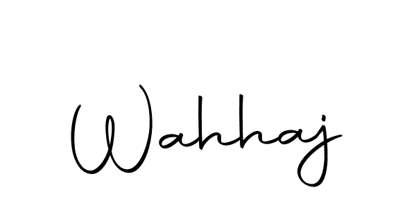 How to make Wahhaj signature? Autography-DOLnW is a professional autograph style. Create handwritten signature for Wahhaj name. Wahhaj signature style 10 images and pictures png