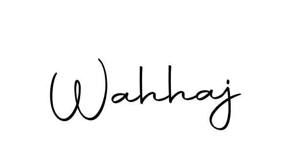 How to make Wahhaj signature? Autography-DOLnW is a professional autograph style. Create handwritten signature for Wahhaj name. Wahhaj signature style 10 images and pictures png