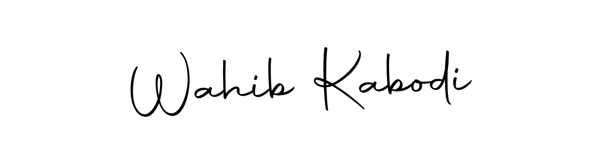 Also we have Wahib Kabodi name is the best signature style. Create professional handwritten signature collection using Autography-DOLnW autograph style. Wahib Kabodi signature style 10 images and pictures png