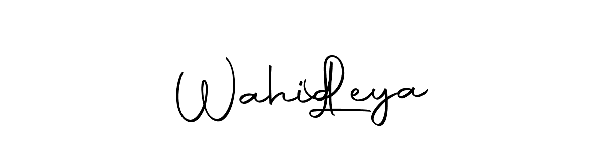 Design your own signature with our free online signature maker. With this signature software, you can create a handwritten (Autography-DOLnW) signature for name Wahid   Leya. Wahid   Leya signature style 10 images and pictures png