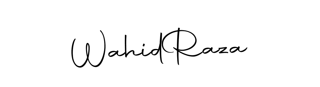 How to make Wahid  Raza name signature. Use Autography-DOLnW style for creating short signs online. This is the latest handwritten sign. Wahid  Raza signature style 10 images and pictures png