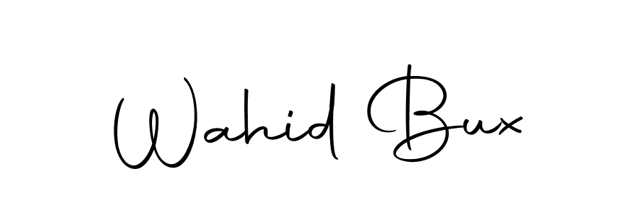 Make a beautiful signature design for name Wahid Bux. With this signature (Autography-DOLnW) style, you can create a handwritten signature for free. Wahid Bux signature style 10 images and pictures png