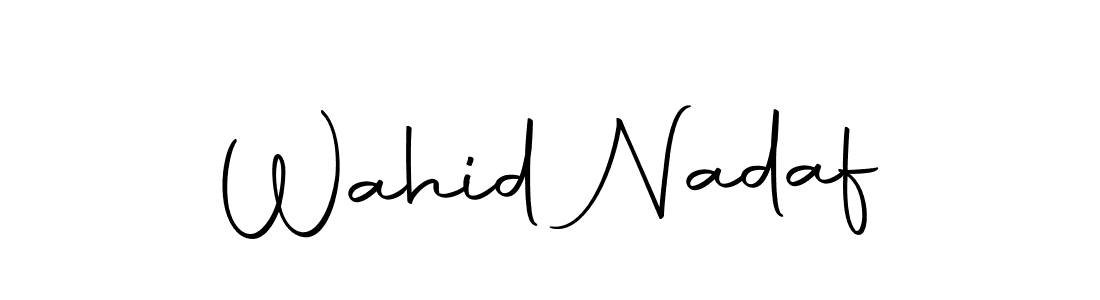 This is the best signature style for the Wahid Nadaf name. Also you like these signature font (Autography-DOLnW). Mix name signature. Wahid Nadaf signature style 10 images and pictures png