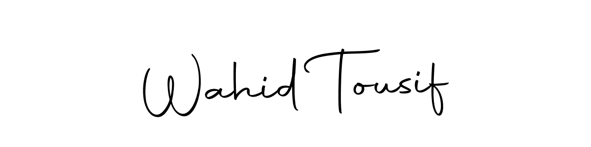 You can use this online signature creator to create a handwritten signature for the name Wahid Tousif. This is the best online autograph maker. Wahid Tousif signature style 10 images and pictures png