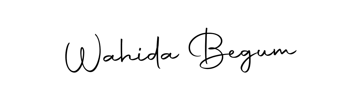 Also we have Wahida Begum name is the best signature style. Create professional handwritten signature collection using Autography-DOLnW autograph style. Wahida Begum signature style 10 images and pictures png