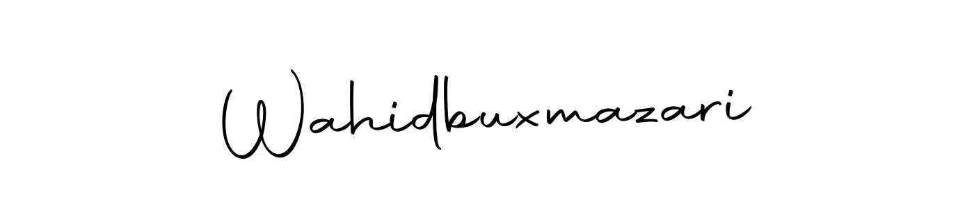 You should practise on your own different ways (Autography-DOLnW) to write your name (Wahidbuxmazari) in signature. don't let someone else do it for you. Wahidbuxmazari signature style 10 images and pictures png