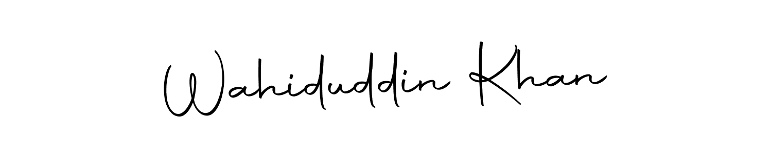 This is the best signature style for the Wahiduddin Khan name. Also you like these signature font (Autography-DOLnW). Mix name signature. Wahiduddin Khan signature style 10 images and pictures png