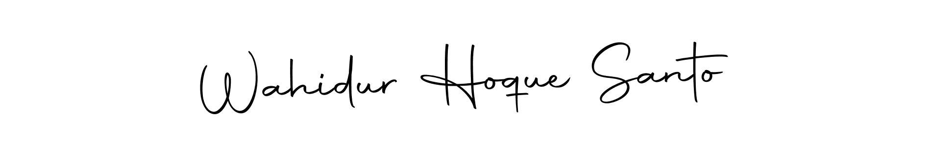 if you are searching for the best signature style for your name Wahidur Hoque Santo. so please give up your signature search. here we have designed multiple signature styles  using Autography-DOLnW. Wahidur Hoque Santo signature style 10 images and pictures png