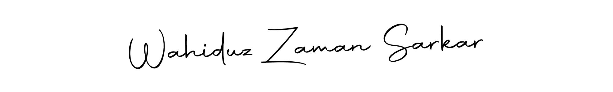 How to make Wahiduz Zaman Sarkar signature? Autography-DOLnW is a professional autograph style. Create handwritten signature for Wahiduz Zaman Sarkar name. Wahiduz Zaman Sarkar signature style 10 images and pictures png