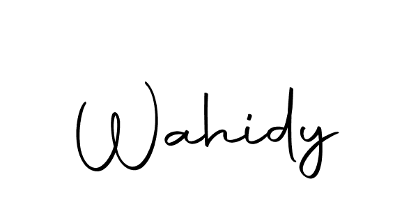 Wahidy stylish signature style. Best Handwritten Sign (Autography-DOLnW) for my name. Handwritten Signature Collection Ideas for my name Wahidy. Wahidy signature style 10 images and pictures png