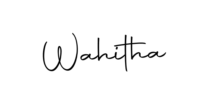 Also we have Wahitha name is the best signature style. Create professional handwritten signature collection using Autography-DOLnW autograph style. Wahitha signature style 10 images and pictures png