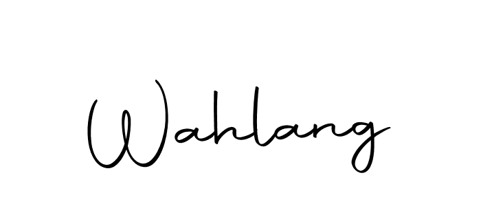Also we have Wahlang name is the best signature style. Create professional handwritten signature collection using Autography-DOLnW autograph style. Wahlang signature style 10 images and pictures png