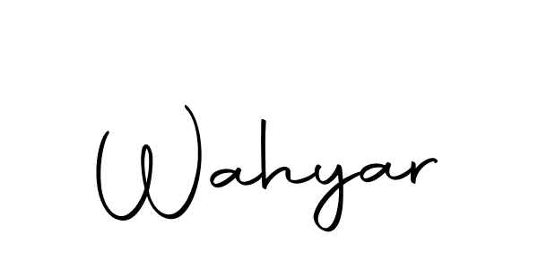 Create a beautiful signature design for name Wahyar. With this signature (Autography-DOLnW) fonts, you can make a handwritten signature for free. Wahyar signature style 10 images and pictures png