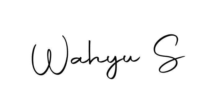 Wahyu S stylish signature style. Best Handwritten Sign (Autography-DOLnW) for my name. Handwritten Signature Collection Ideas for my name Wahyu S. Wahyu S signature style 10 images and pictures png