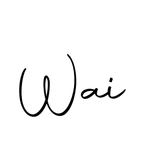 Wai stylish signature style. Best Handwritten Sign (Autography-DOLnW) for my name. Handwritten Signature Collection Ideas for my name Wai. Wai signature style 10 images and pictures png