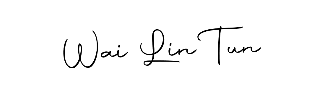 if you are searching for the best signature style for your name Wai Lin Tun. so please give up your signature search. here we have designed multiple signature styles  using Autography-DOLnW. Wai Lin Tun signature style 10 images and pictures png