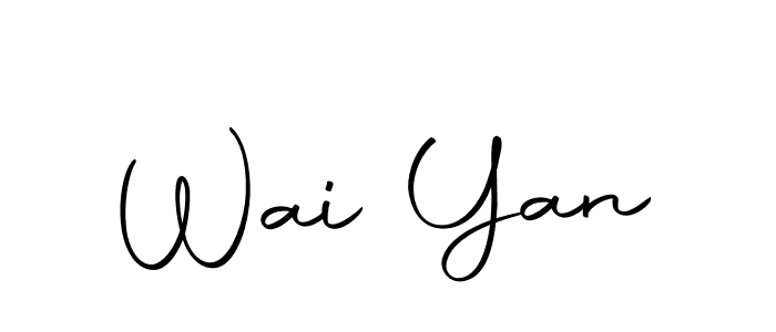 Wai Yan stylish signature style. Best Handwritten Sign (Autography-DOLnW) for my name. Handwritten Signature Collection Ideas for my name Wai Yan. Wai Yan signature style 10 images and pictures png