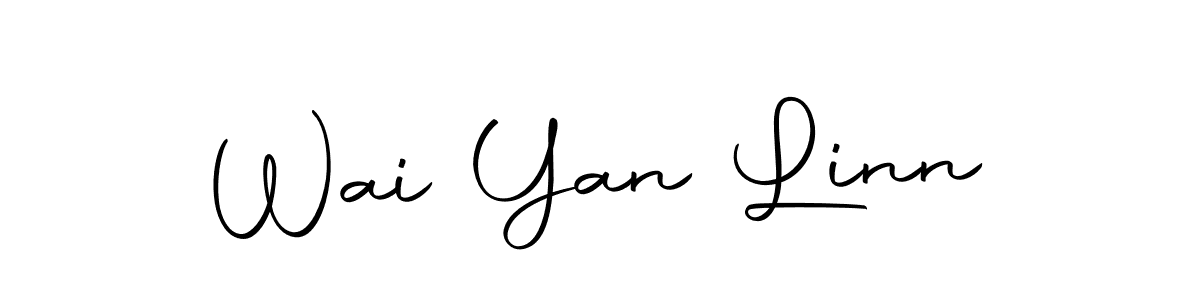 Use a signature maker to create a handwritten signature online. With this signature software, you can design (Autography-DOLnW) your own signature for name Wai Yan Linn. Wai Yan Linn signature style 10 images and pictures png