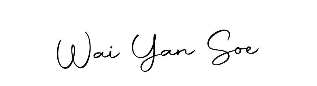 Wai Yan Soe stylish signature style. Best Handwritten Sign (Autography-DOLnW) for my name. Handwritten Signature Collection Ideas for my name Wai Yan Soe. Wai Yan Soe signature style 10 images and pictures png